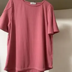 alotta リブカットソー 半袖 ピンク L