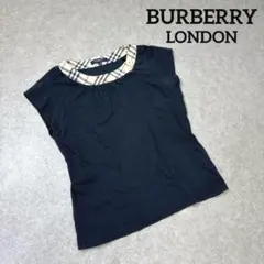 BURBERRY LONDON バーバリー ノースリーブ 部分ノバチェック