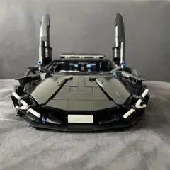 互換ブロック】クラシックカー 完成品 模型インテリア ブラック レッド