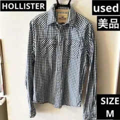 美品【used】HOLLISTERチェック柄シャツ Mサイズ