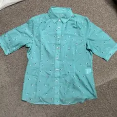 【キャラオクルス】　半袖ブラウス　グリーン