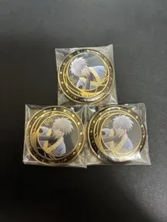 はたけカカシ NARUTO 月下の忍　缶バッジ　メタリュクスバッジコレクション