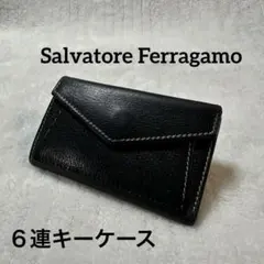 サルヴァトーレフェラガモ 本革6連キーケース レザーのサムネイル
