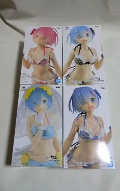 EXQ FIGURE レム ラム 水着 4体セット