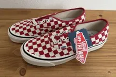 タグ付 VANS AUTHENTIC 44DX Anaheim 赤白チェック