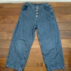 GU デニムボトムス ボタンフライ