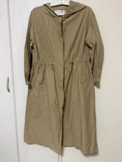 ナチュラルビューティーベーシック　ミリタリーロングコート　スプリングコート　S