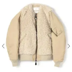 【別注】HYKE FAUX SHEARLING TYPE MA-1JACKET