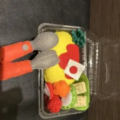 ハンドメイド　かわいいお弁当　フェルトおままごと
