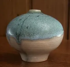 ペルシャ　小壺　アンティーク　ペルシャブルー　土器　骨董品　古壺　青釉 ペルシャ 小壺 アンティーク ペルシャブルー 土器 骨董品 古壺 青釉