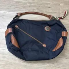 Orobianco ネイビー ナイロン ショルダーバッグ
