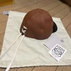 LOEWE BICOLOR CAP レザーCAP ロエベ JWアンダーソン 帽子のサムネイル