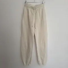美品* ユニクロ スウェットパンツ アイボリー S
