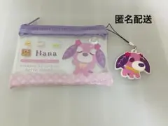 お茶犬　クリアポーチ　ラバーストラップ