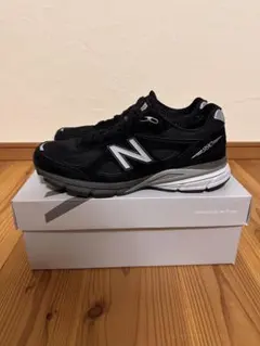 28cm ニューバランス M990BK4 990V4 ブラック スニーカー