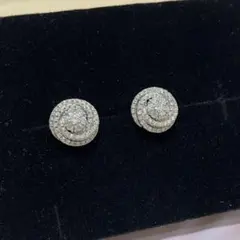 pp0bピアス レディース ゴールド モアサナイト チタン アレルギー対応 
