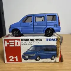K*T様 【赤ロゴ】トミカ No.21 ホンダ ステップワゴン 中国製【廃盤】