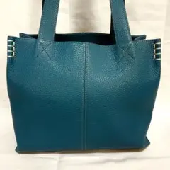 ブルー トートバッグ