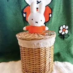 【新品タグ付き】 ミッフィー 柳ラウンドボックス