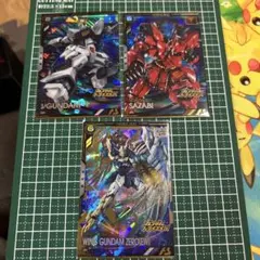 ガンダムアーセナルベース トライエイジ Wガンダムゼロ、νガンダム、サザビー P