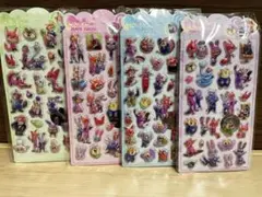 4枚セット　ぷくぷくシール　立体シール　ズートピア