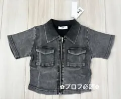 WEGO ポケットデザインWZIPトップス F