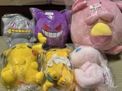 【新品タグ付】ポケットモンスター ぬいぐるみ 6体セット【まとめ売り】