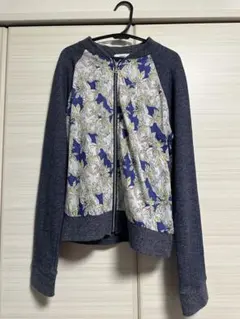 Parkes 花柄フルジップジャケット