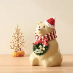 しろくま貯金箱用　クリスマス3点セット(リース)