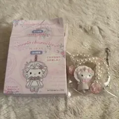 サンリオ ホワイトフリル シークレットストラップ ハローキティ