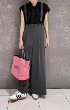 野いちご様専用ジャーナルスタンダード ハイウエストサスペンダーパンツ 38