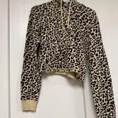 Hollister ヒョウ柄フード付きパーカー