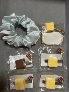 シュシュ、ヘアゴム、ヘアピンセット