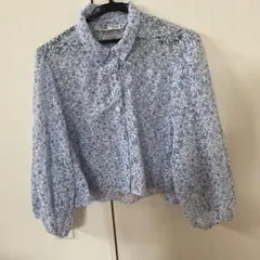 ZARA 花柄 ブラウス EUR Lサイズ