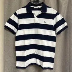 LACOSTE ラコステ 半袖ボーダーポロシャツ