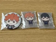 ハイキュー 日向翔陽 影山飛雄 D賞 E賞 缶バ アクスタ ラッキーくじ