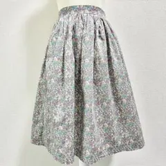 TechichiテチチLibertyリバティ 花柄フレアスカート