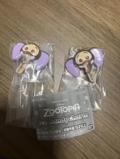 ガチャ　ズートピアアイスキャンディーチャーム　フィニック
