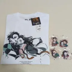 〖鬼滅の刃〗ユニクロ UT Ｔシャツ　ラバーマスコット　竈門炭治郎 竈門禰豆子