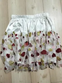 ♡チュールスカート♡パニエ♡ハート♡キラキラ♡Lサイズ