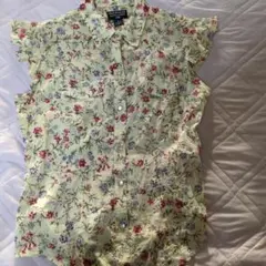 Polo Jeans Co. 花柄ノースリーブシャツ M