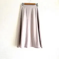 【プロポーション ボディドレッシング】 フレアスカート ロング丈 XS 無地