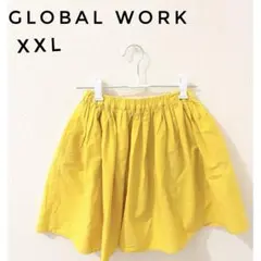 GLOBAL WORK グローバルワークスカート イエロー XXL 140 女子のサムネイル