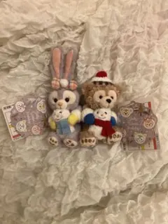 ダッフィー ステラルージョリーウィンター ホリデー ぬいぐるみストラップ