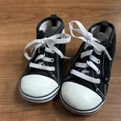 ベビーシューズ ブラック/ホワイト