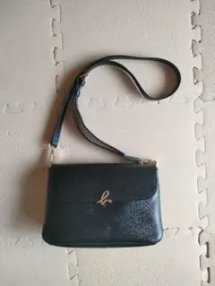 美品◯agnès b.VOYAGE 金具 ショルダーバッグ ブラック 本革のサムネイル