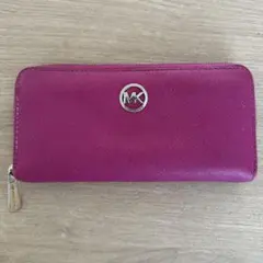 ダ*ナ様 【美品】マイケル・コース 長財布 ピンク レザー 使用感あり