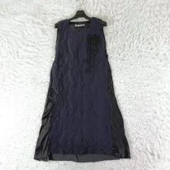 オレボレブラ ノースリーブ ワンピース ブタさん 刺繍 コサージュ 切り替えのサムネイル
