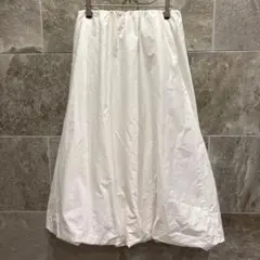 ZARA ザラ バルーンスカート フレア ロングスカート XS 白 1422