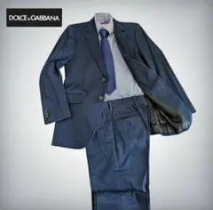 【ドルチェ＆ガッバーナ】セットアップ　メンズ スーツ　46　ネイビー　ドルガバ